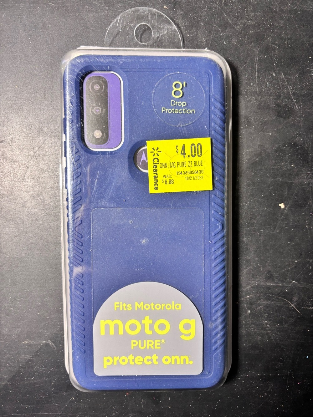 On Running Moto G Pure Rugged Protective Case - Deep Blue